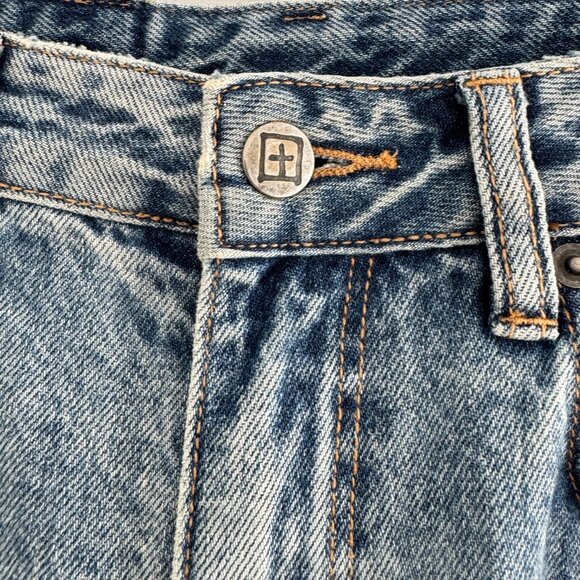 KSUBI Playback "Skream Trashed" High Waisted Distressed Jean, size 26 - Picture 6 of 13